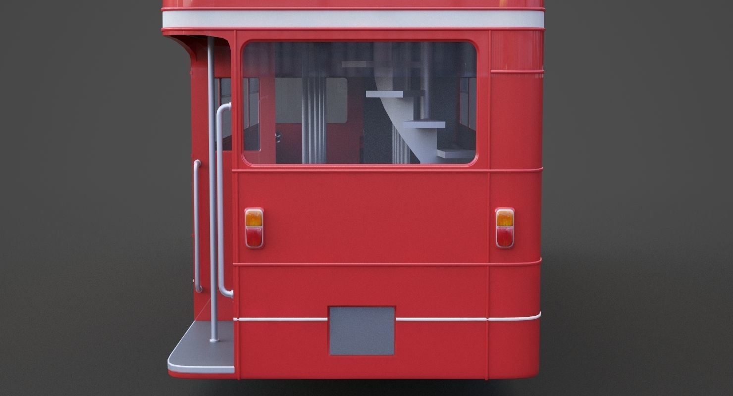 Double Decker Bus 3D model_11