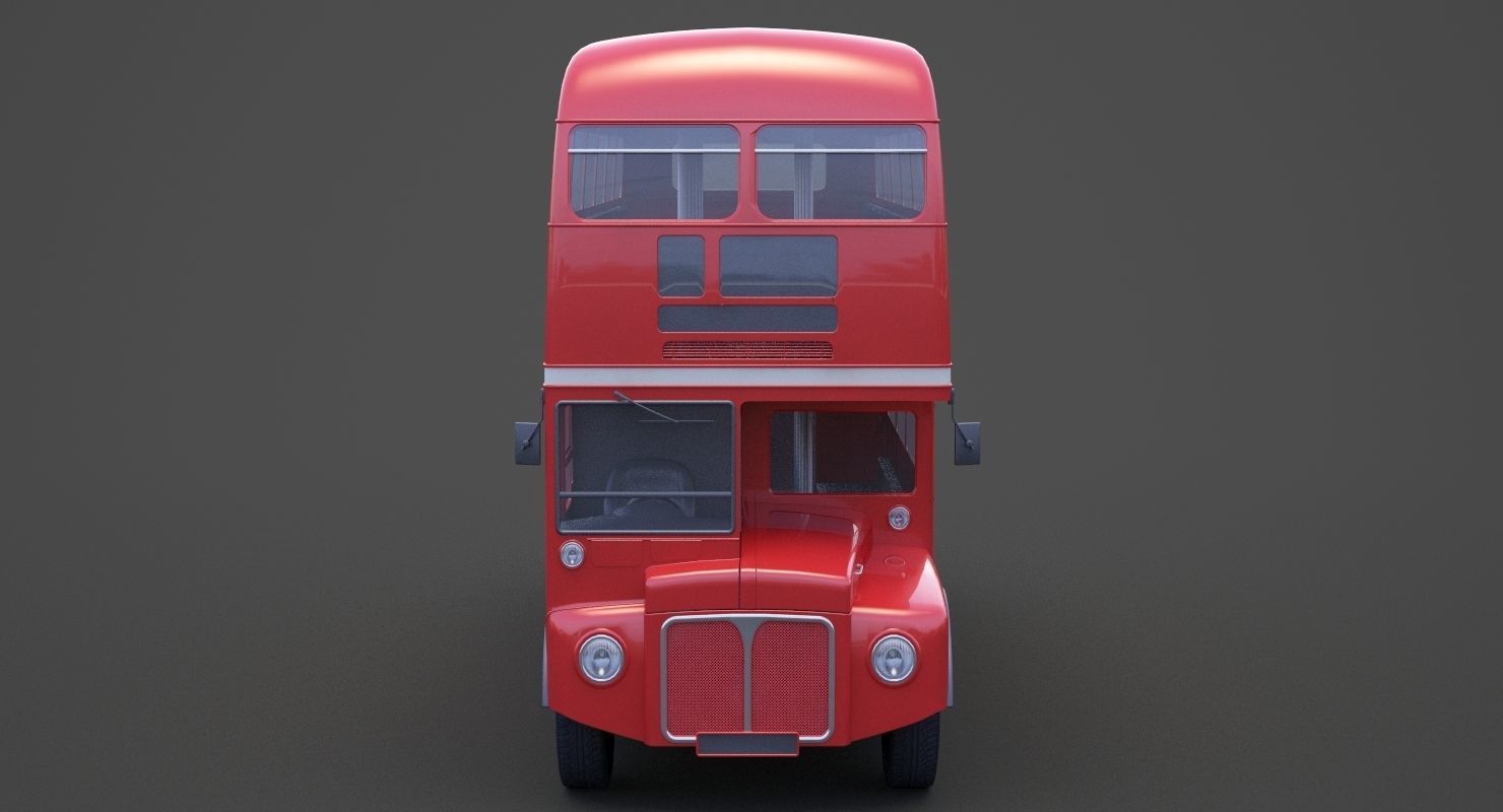 Double Decker Bus 3D model_1