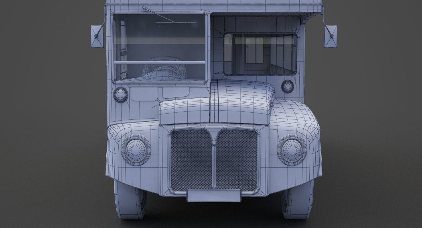 Double Decker Bus 3D model_19