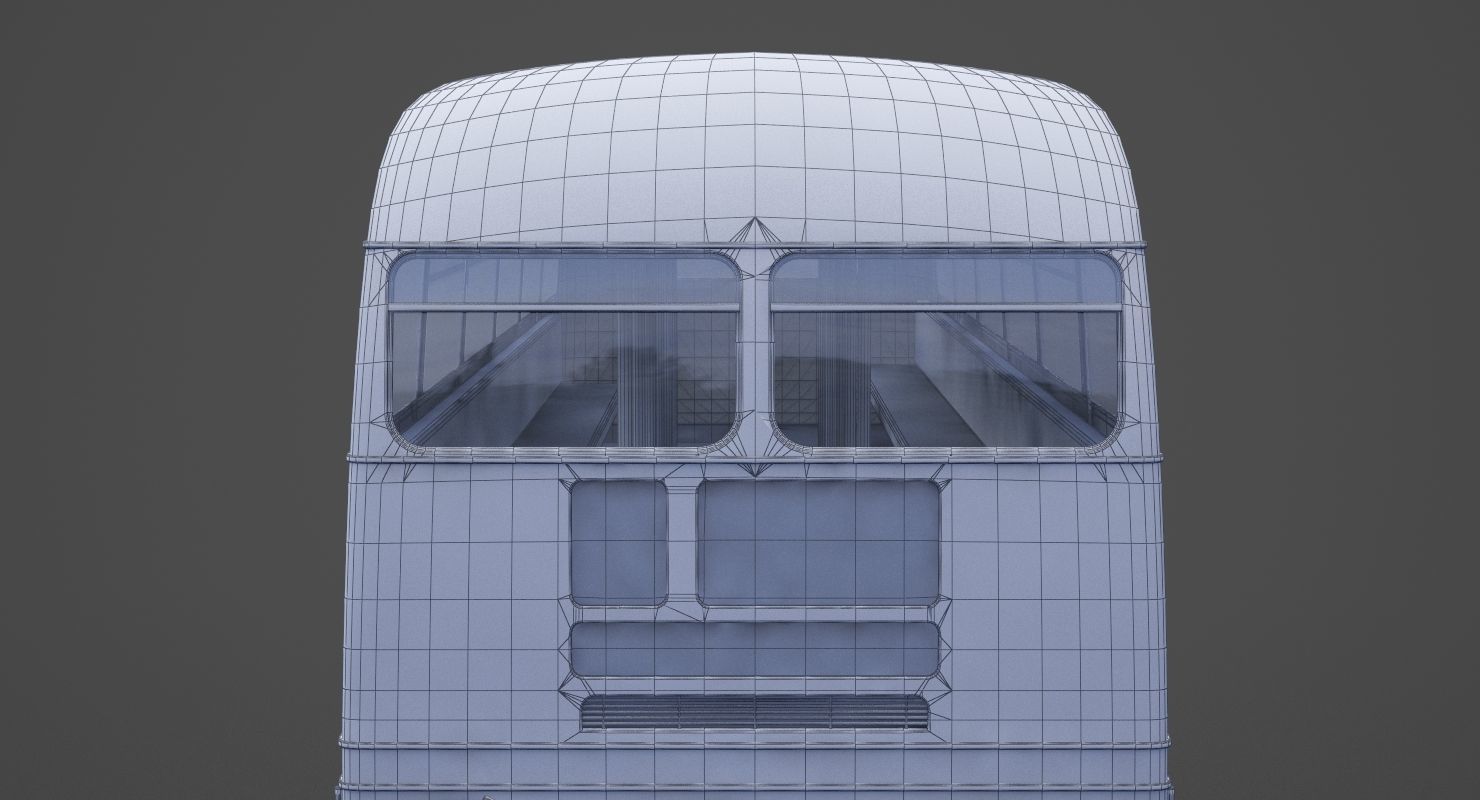 Double Decker Bus 3D model_20