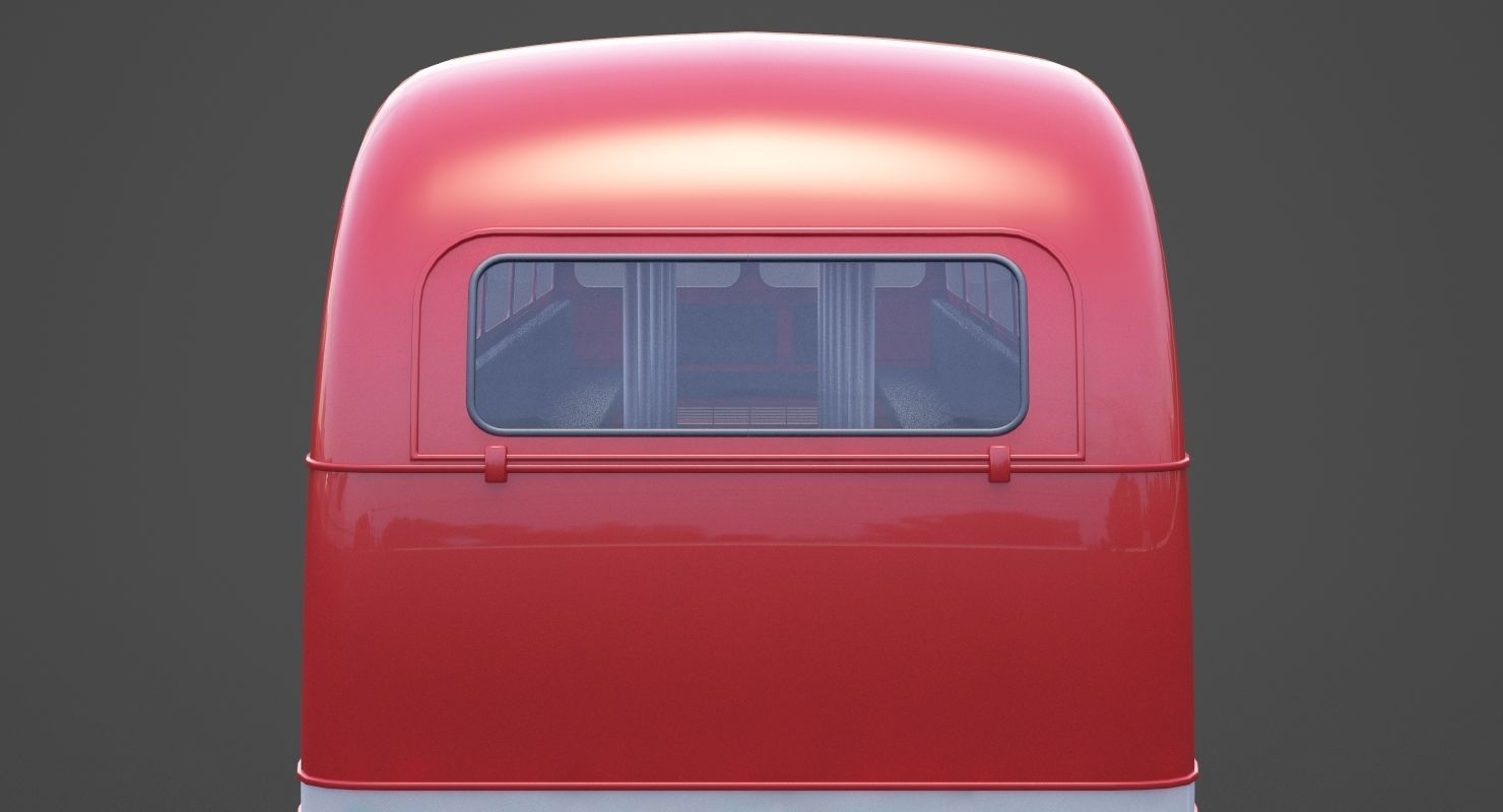 Double Decker Bus 3D model_12