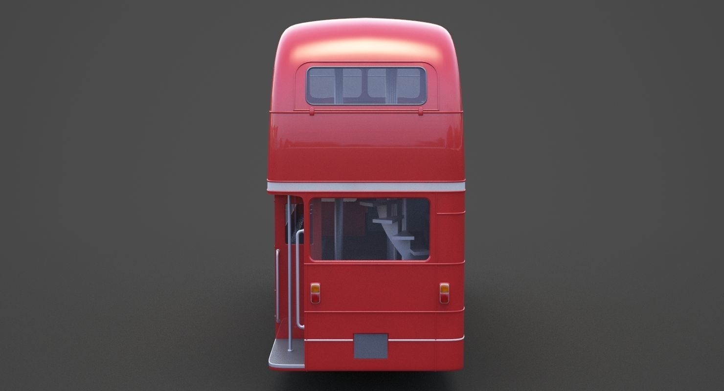 Double Decker Bus 3D model_5