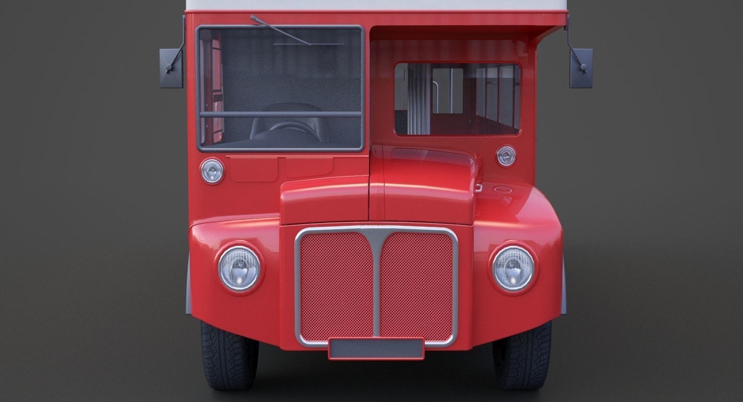 Double Decker Bus 3D model_9
