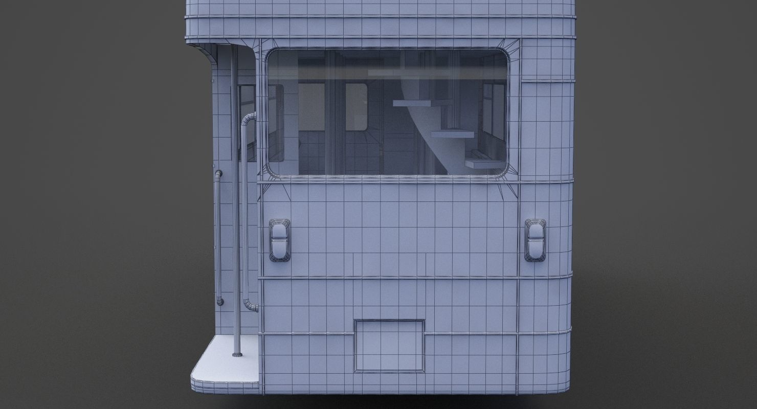 Double Decker Bus 3D model_21