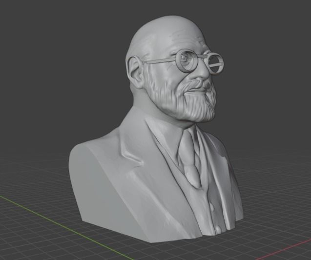 Oliver Sacks 3D print model_15