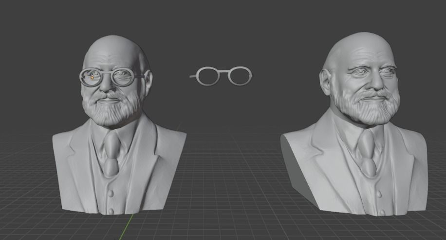 Oliver Sacks 3D print model_10