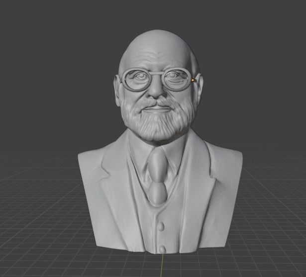Oliver Sacks 3D print model_11
