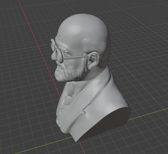 Oliver Sacks 3D print model_2