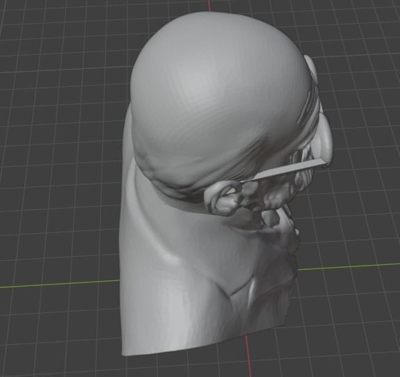 Oliver Sacks 3D print model_16