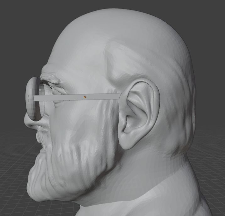 Oliver Sacks 3D print model_7