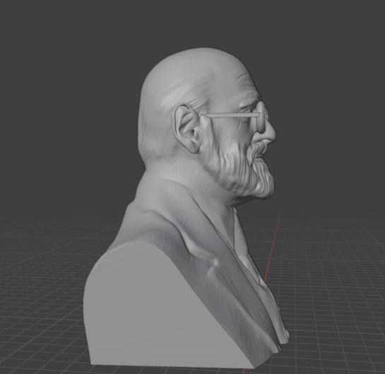 Oliver Sacks 3D print model_14