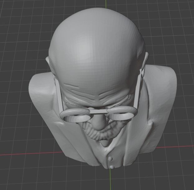 Oliver Sacks 3D print model_3