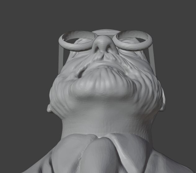 Oliver Sacks 3D print model_8
