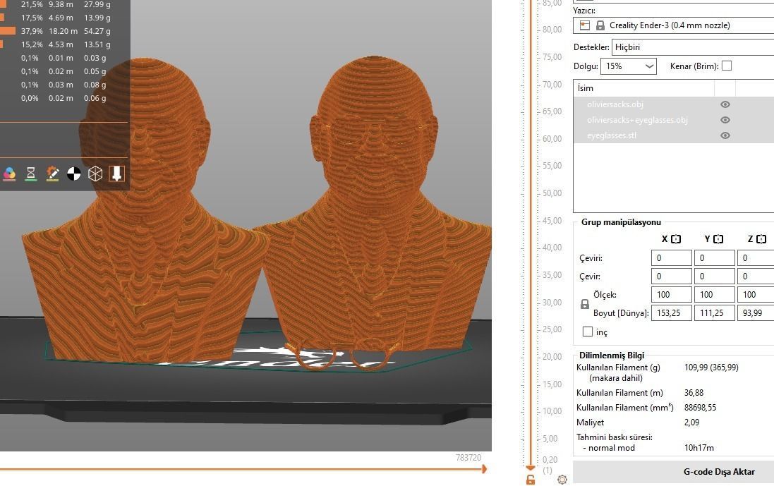 Oliver Sacks 3D print model_13