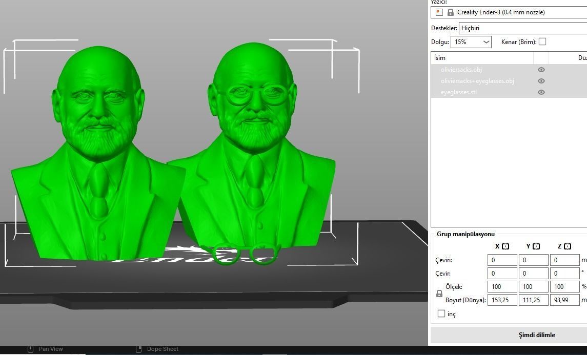 Oliver Sacks 3D print model_12