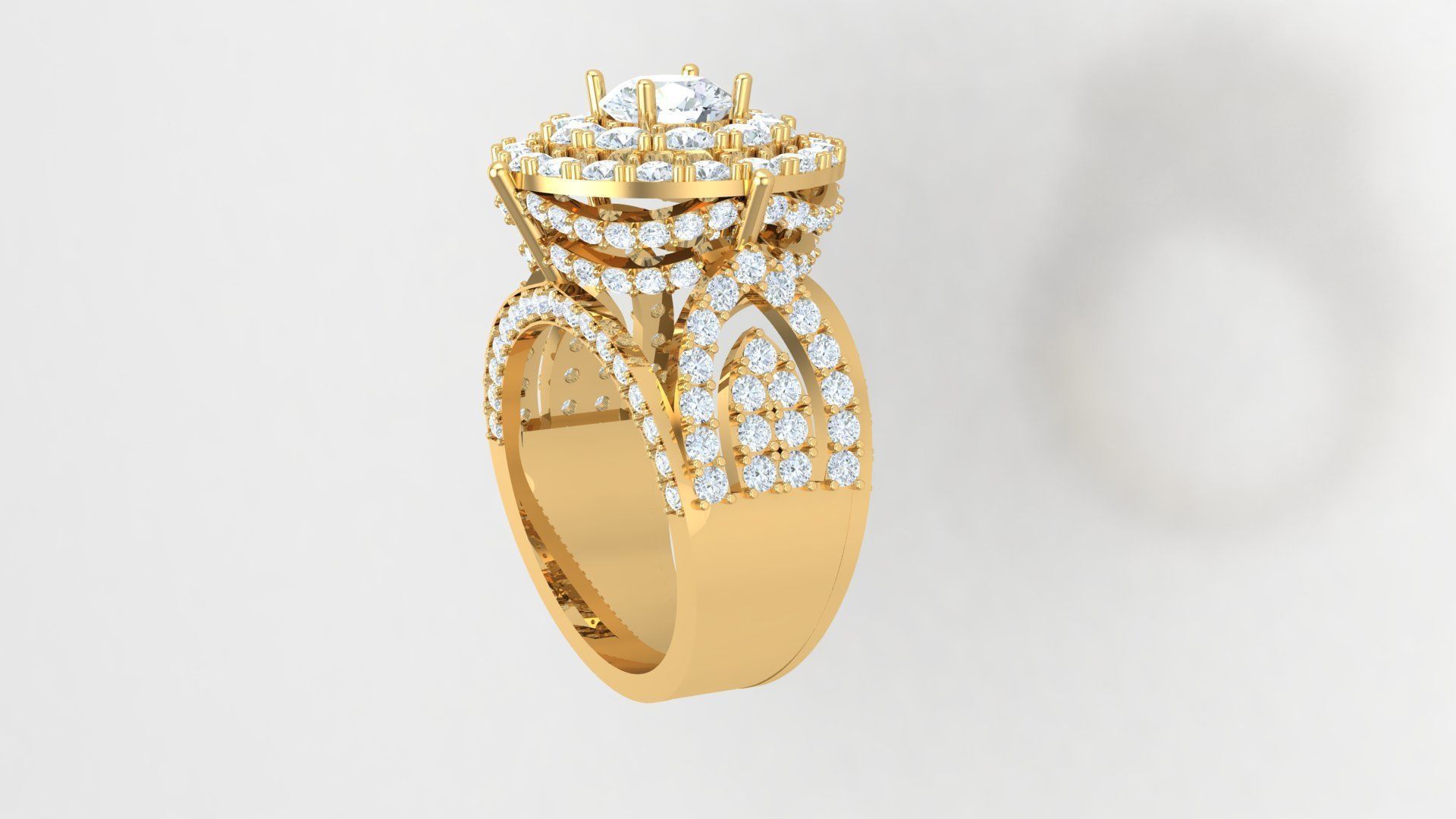 Ring for Girls 3D print model 3D print model_3