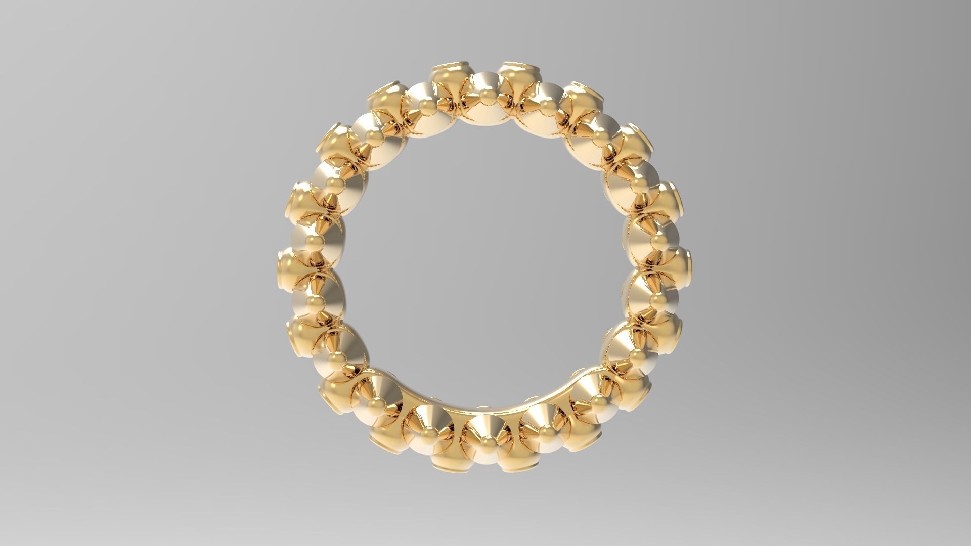 Clash Ring Diamonds 16 5mm  3D print model_5