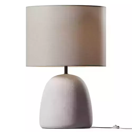 TABLE LAMP STONEWARE POLYESTER