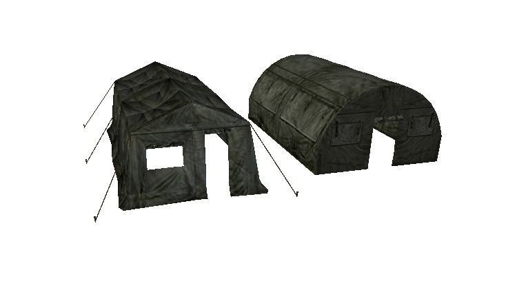 Free Tents Game Ready Free low-poly 3D model_5