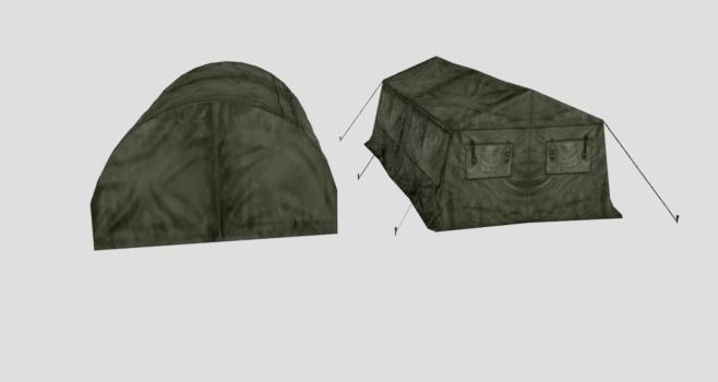 Free Tents Game Ready Free low-poly 3D model_9