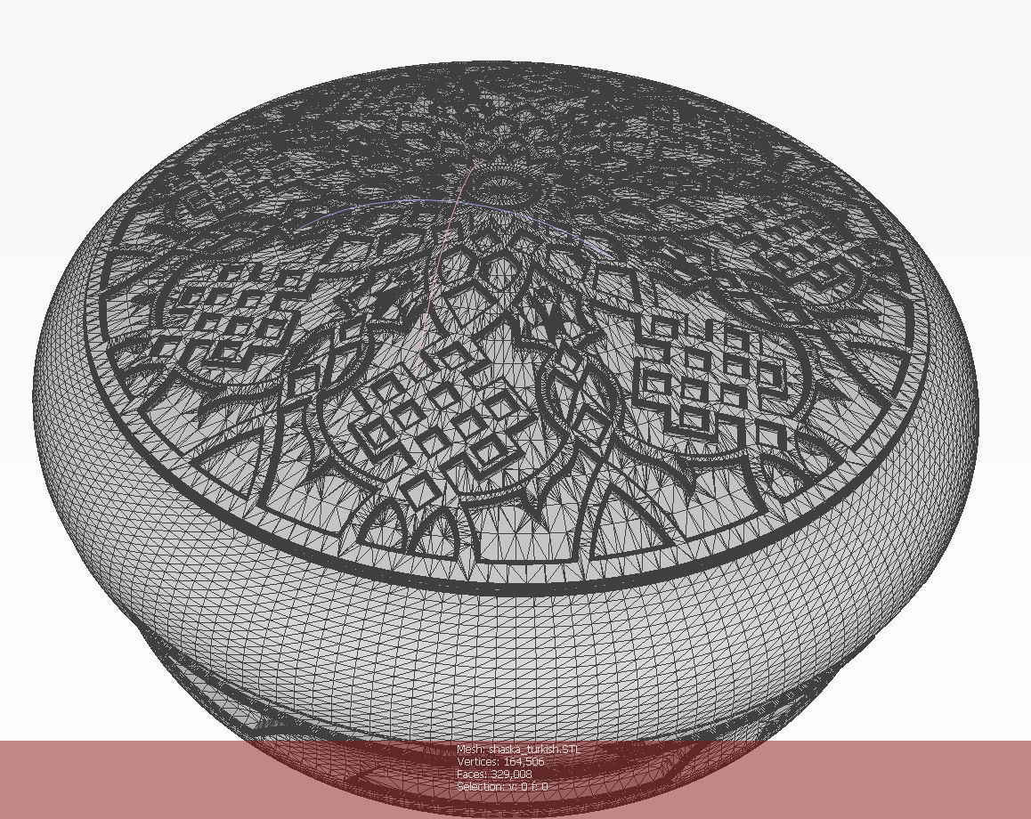 Chip Backgammon Checkers Turkish pattern style 3D printably 3D print model_9