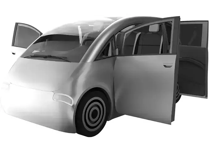 Small Electric Car Peripeteia Silver