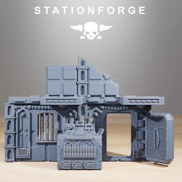 Scavenger Factory Terrain 3D print model_2