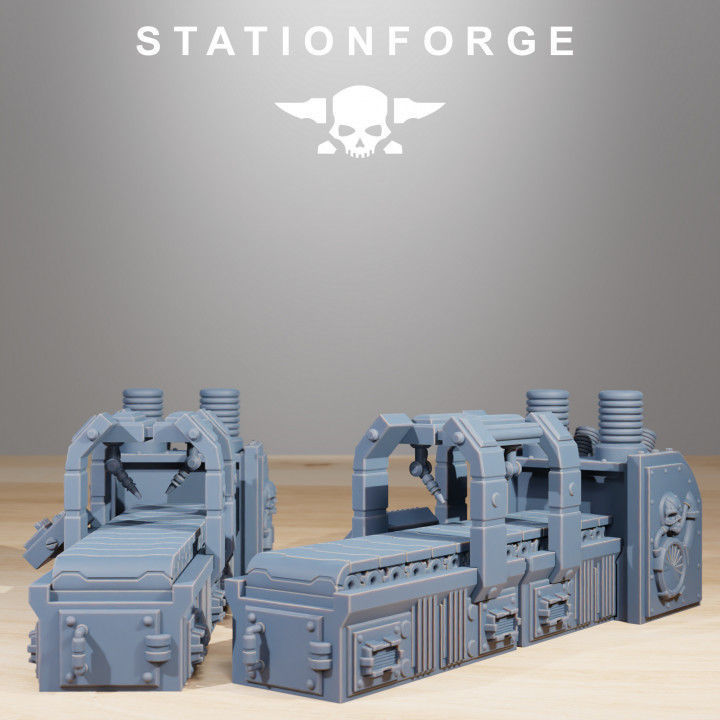Scavenger Factory Terrain 3D print model_7