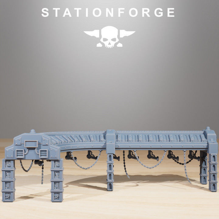 Scavenger Factory Terrain 3D print model_8