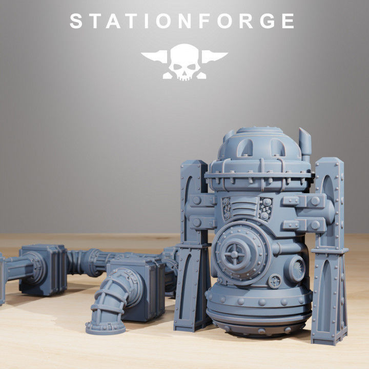 Scavenger Factory Terrain 3D print model_4