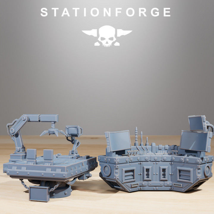 Scavenger Factory Terrain 3D print model_6