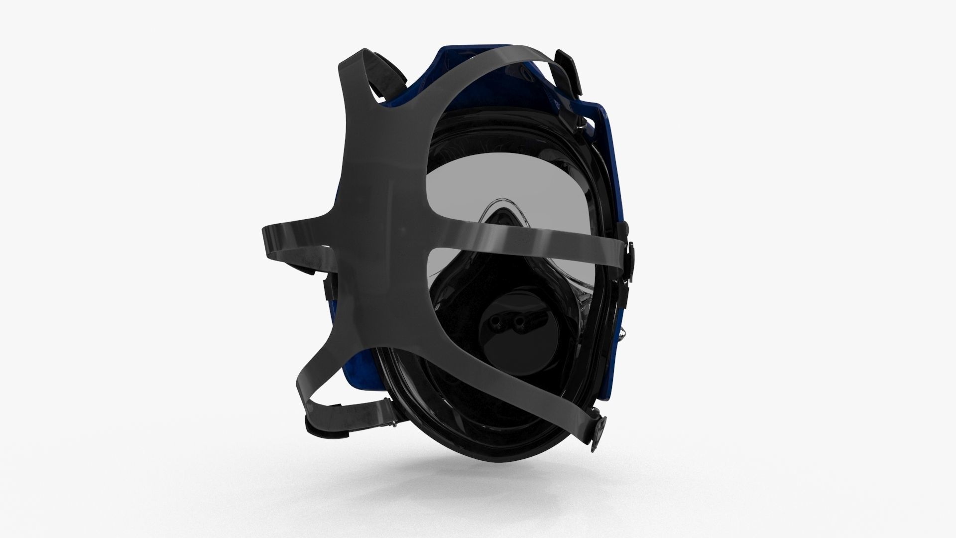 Scuba Diving Mask Low-poly 3D model_10
