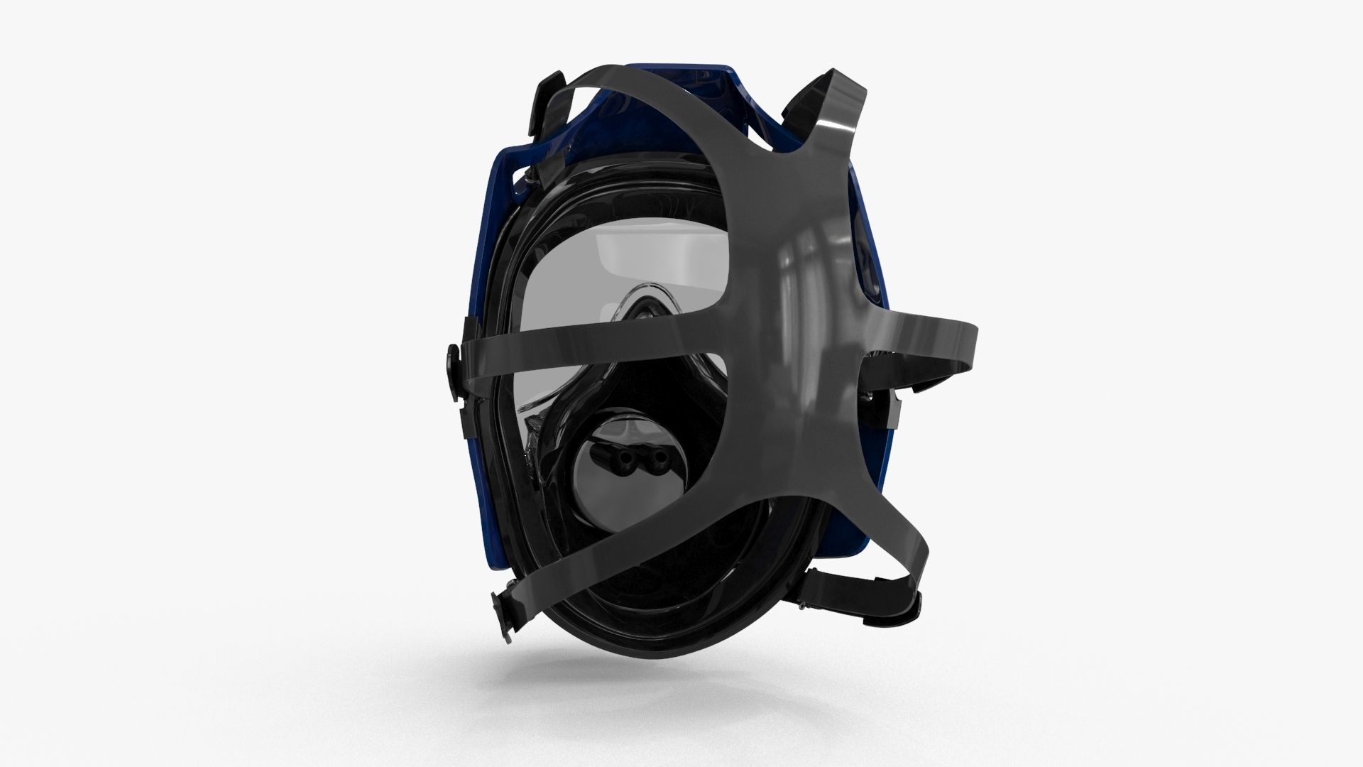 Scuba Diving Mask Low-poly 3D model_9