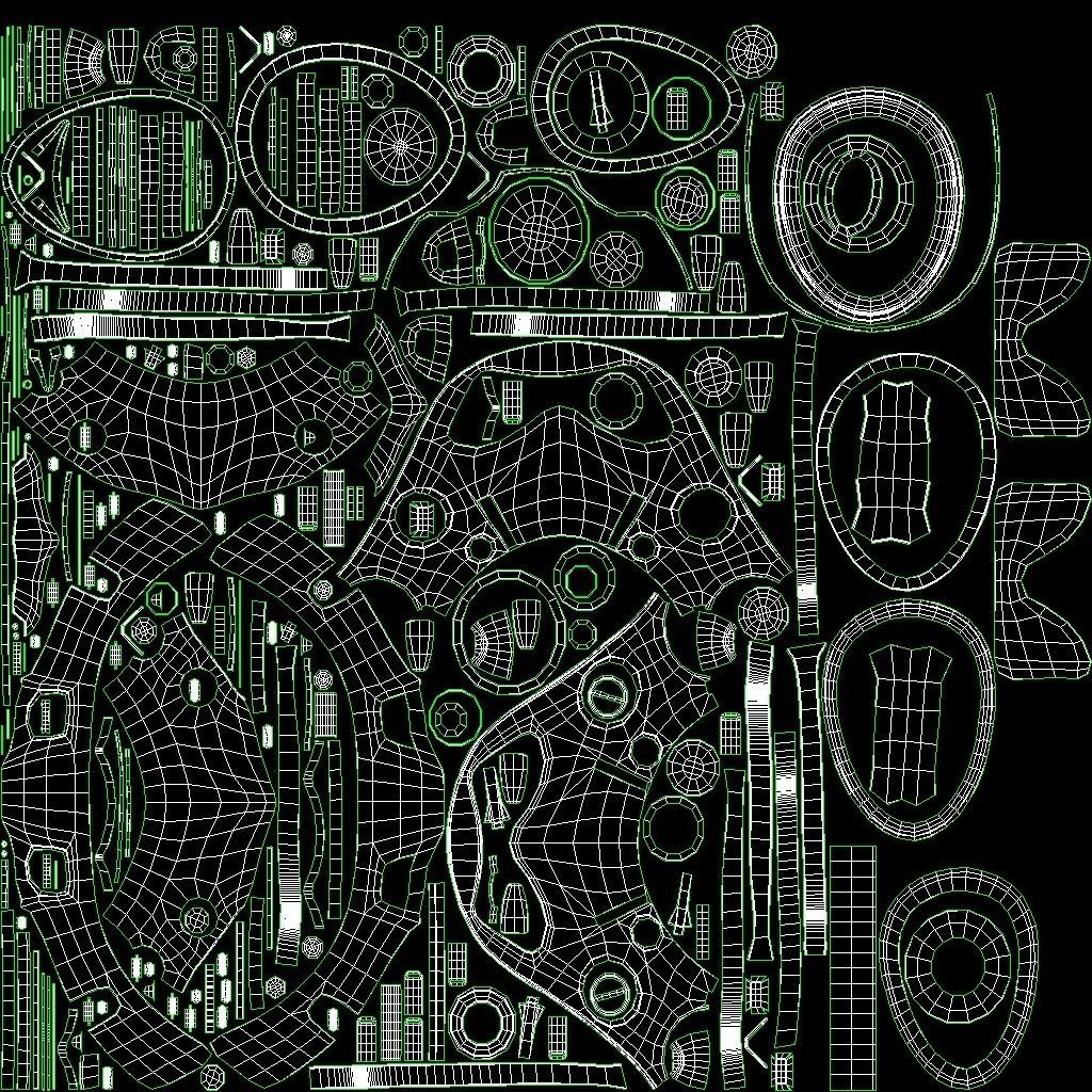 Scuba Diving Mask Low-poly 3D model_19