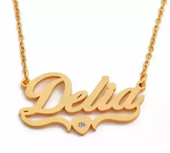 Name necklace Delia