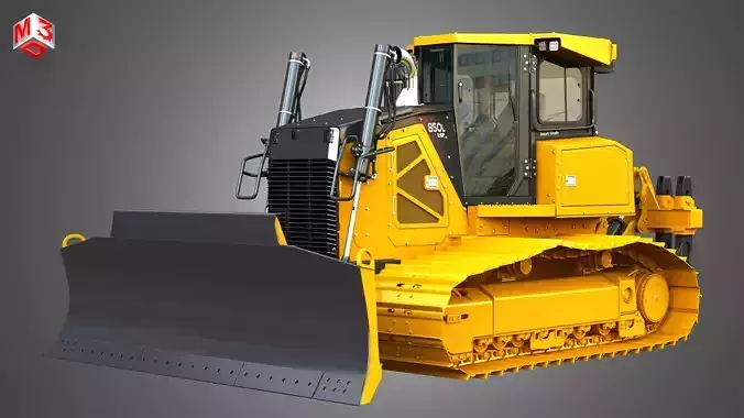 850L LGP Crawler Dozer 3D model