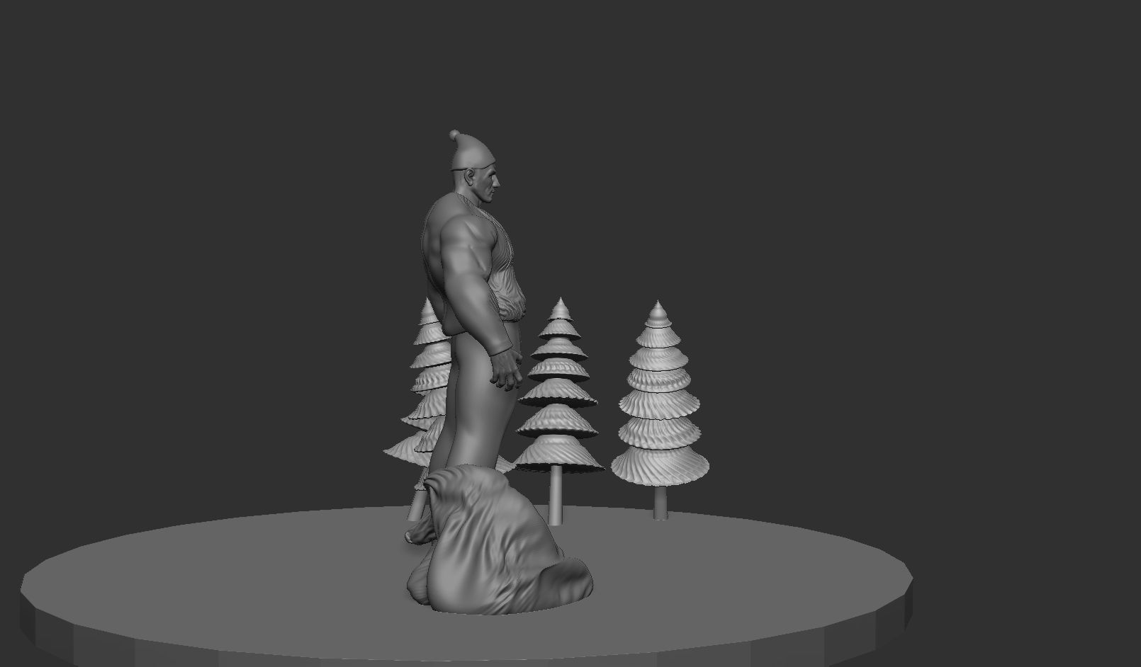 Santa Claus 3D model 3D print model_2