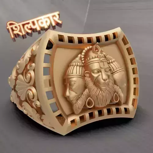  HANUMAN JI RING DESIGN - HIGH QUALITY
