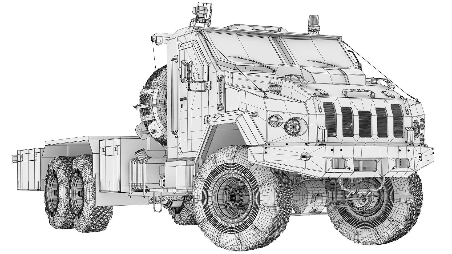 Cargo Vehicle 3D model_1