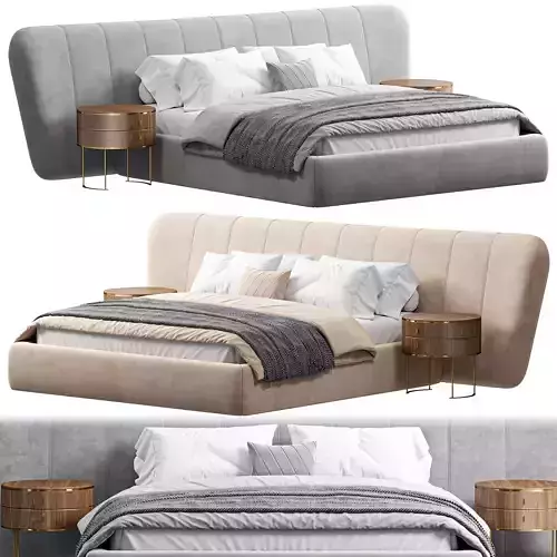  Royale Stripe Bed  3D model