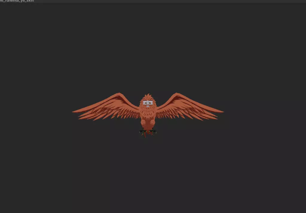 Nue Shikigami  - Jujutsu Kaisen Low-poly 3D model_0