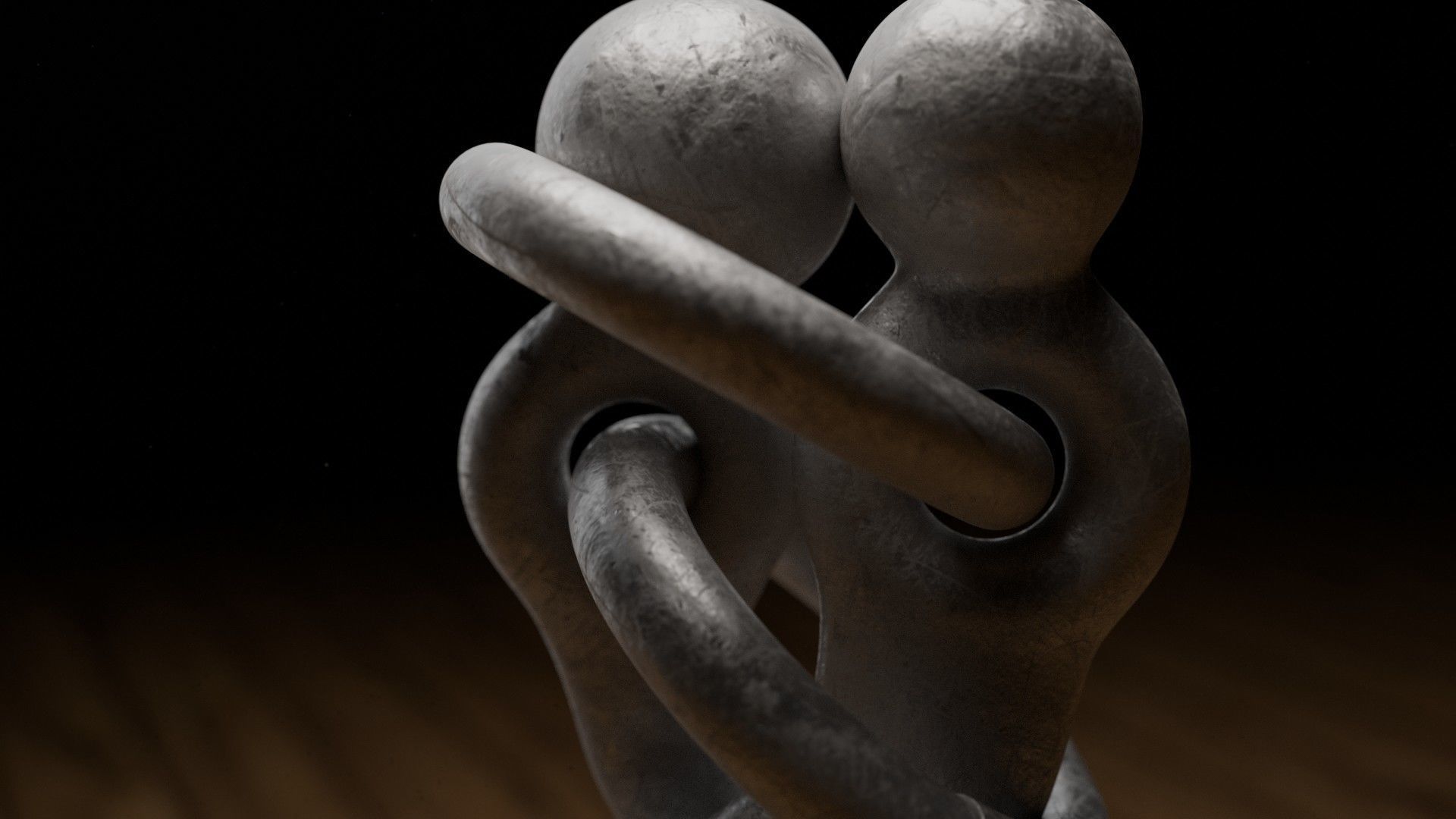 Hooks In Love Low-poly 3D model_4