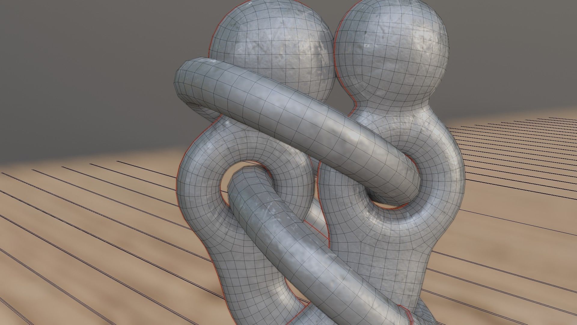 Hooks In Love Low-poly 3D model_24