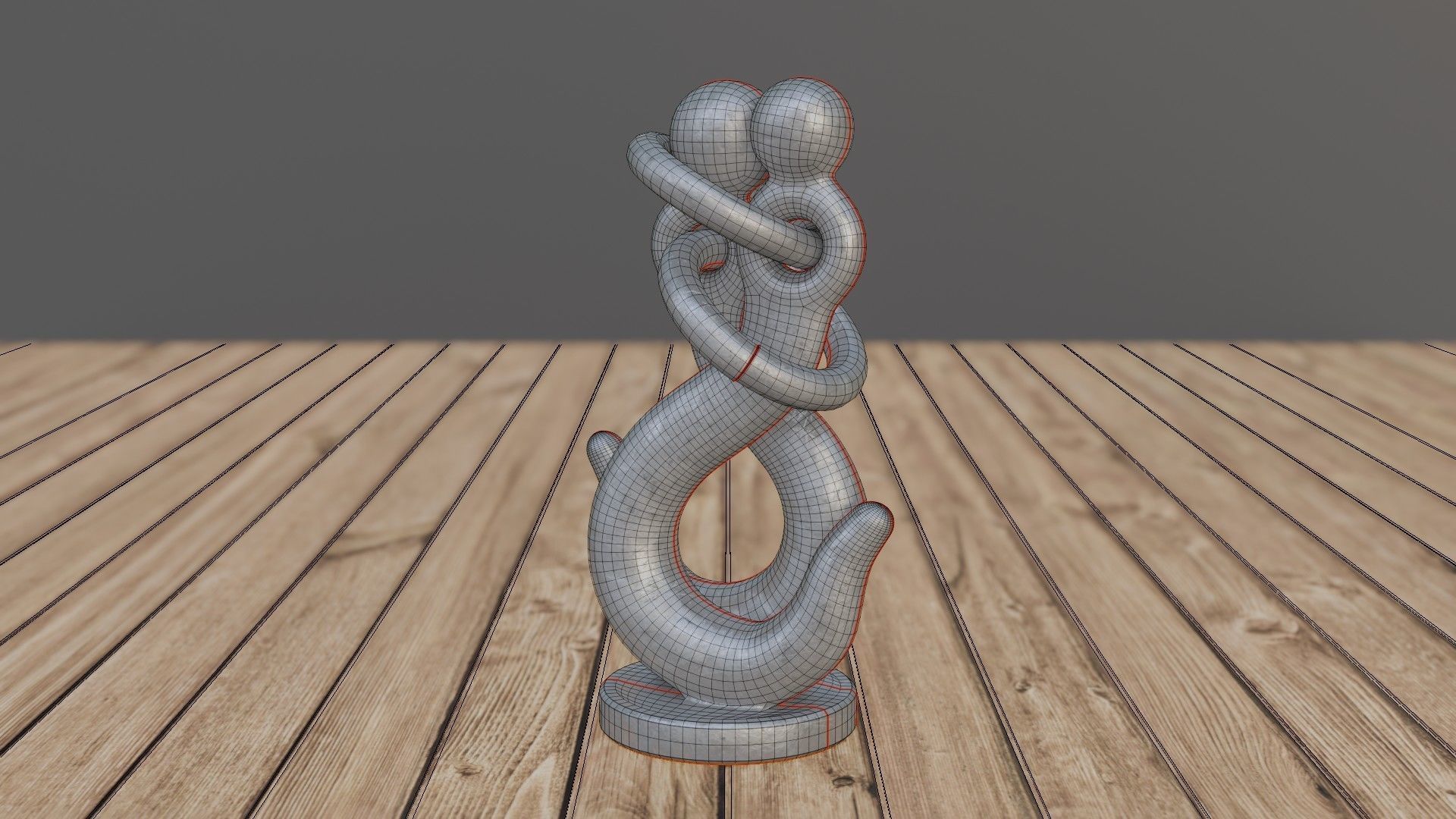 Hooks In Love Low-poly 3D model_21