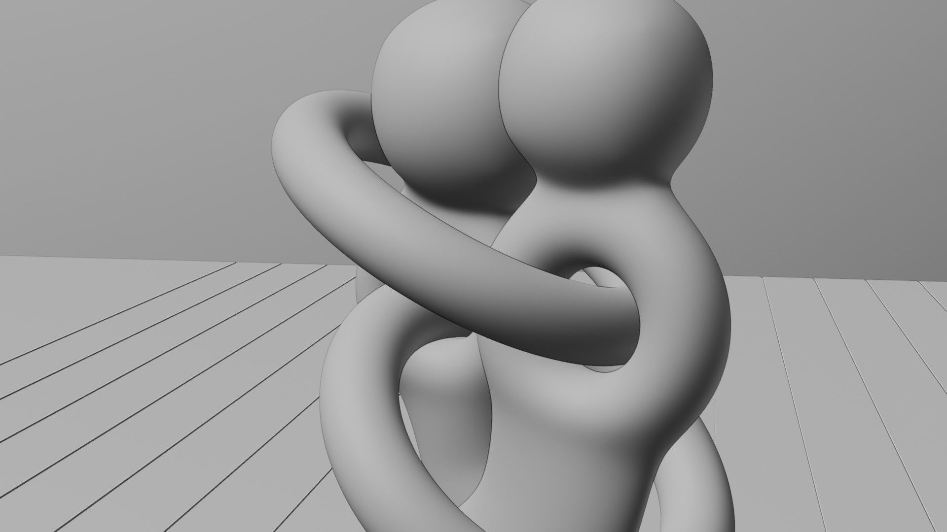 Hooks In Love Low-poly 3D model_12