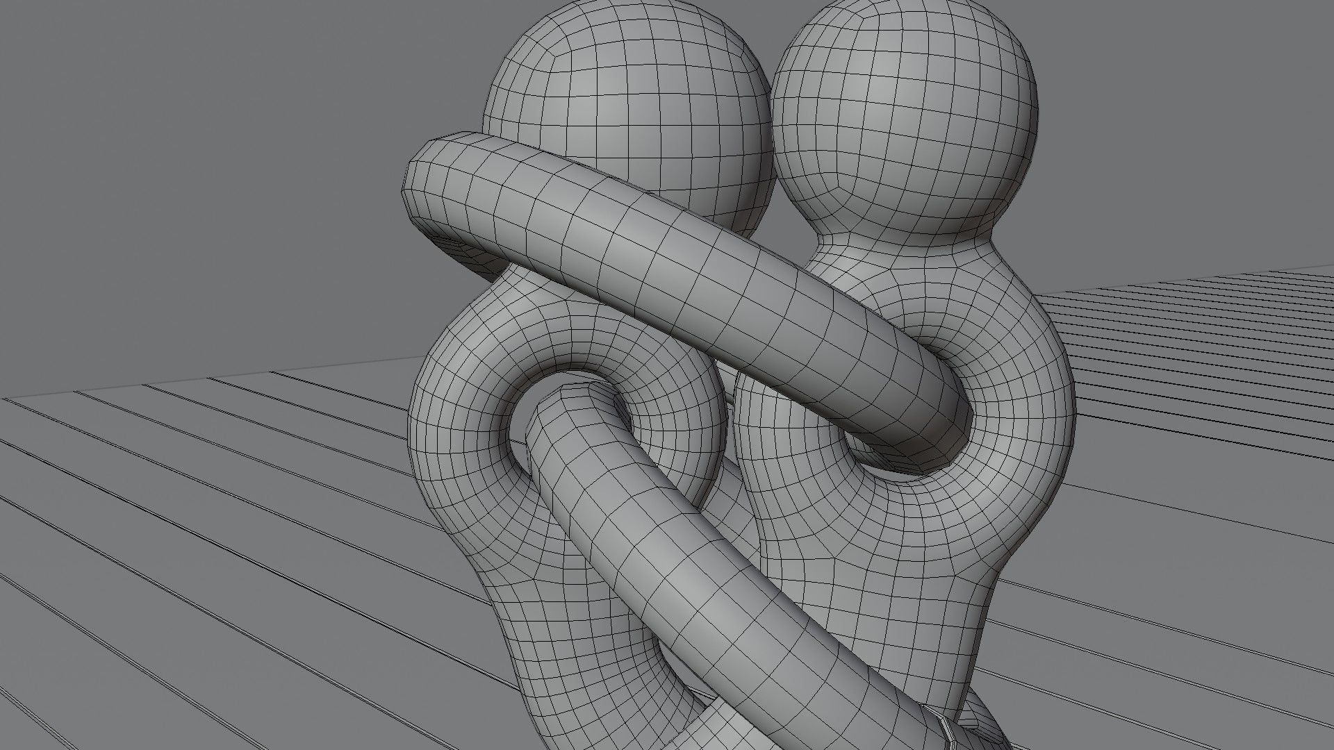 Hooks In Love Low-poly 3D model_17