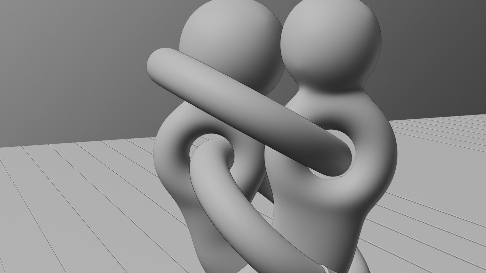 Hooks In Love Low-poly 3D model_11