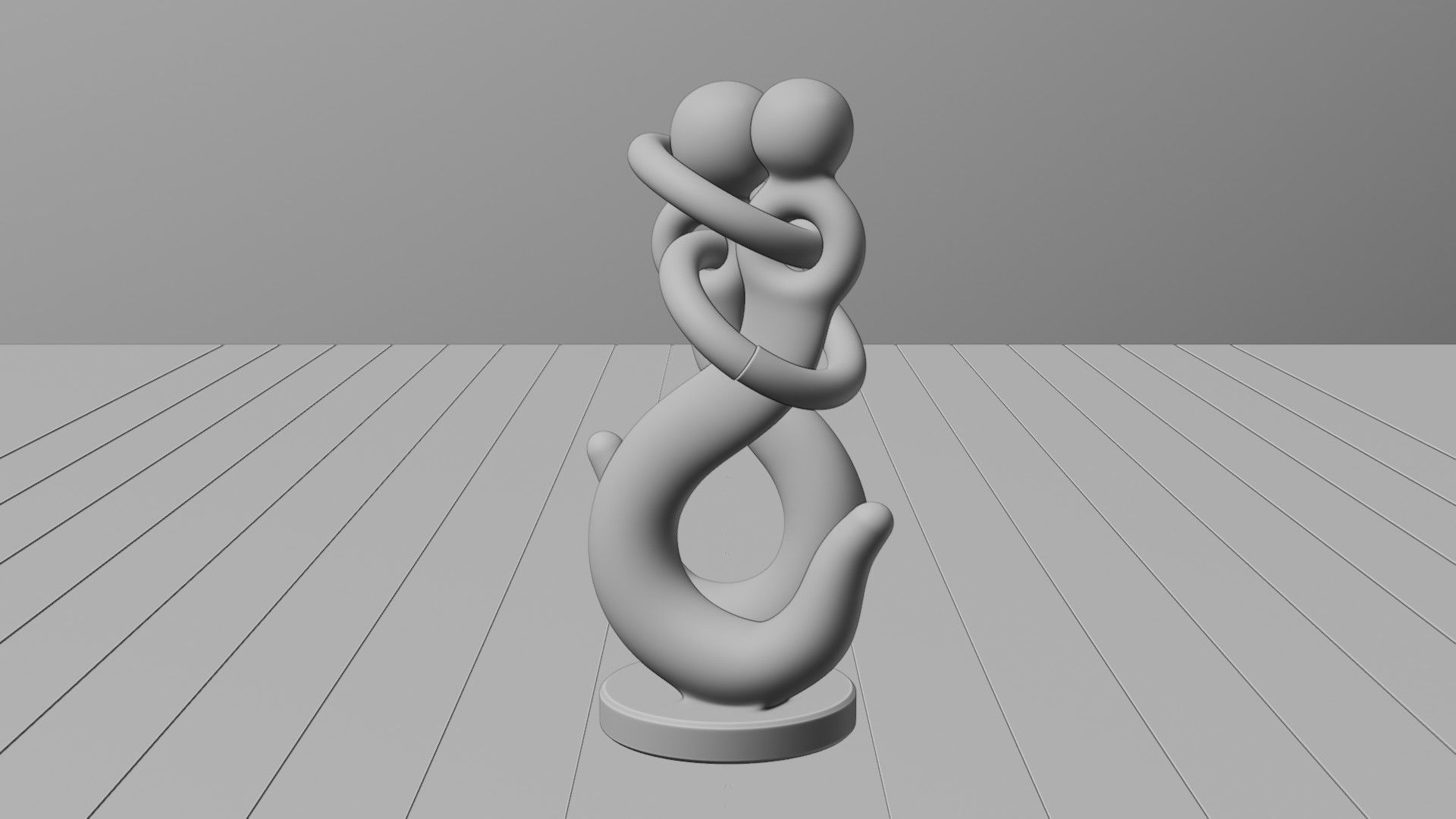 Hooks In Love Low-poly 3D model_7