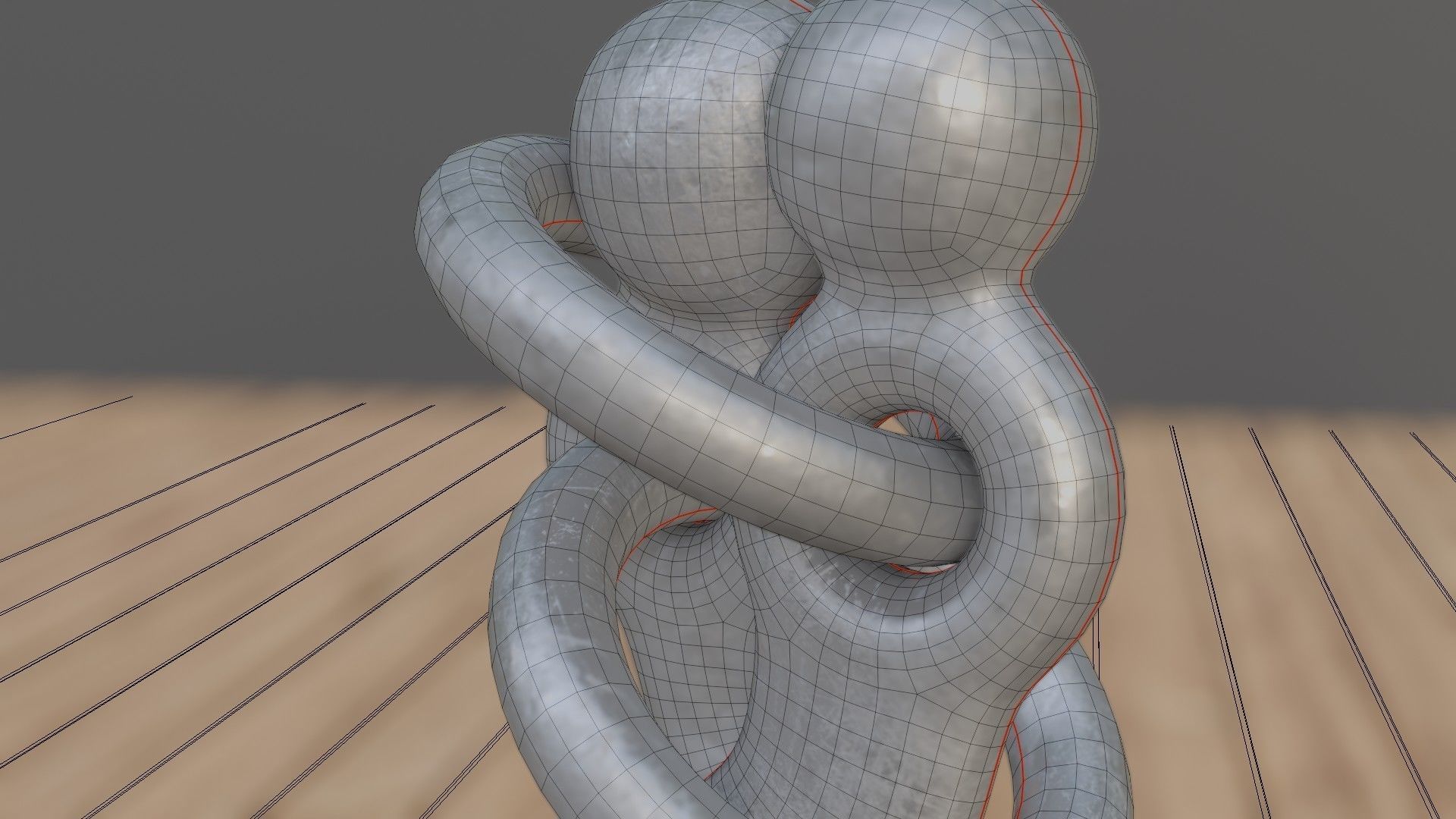 Hooks In Love Low-poly 3D model_26