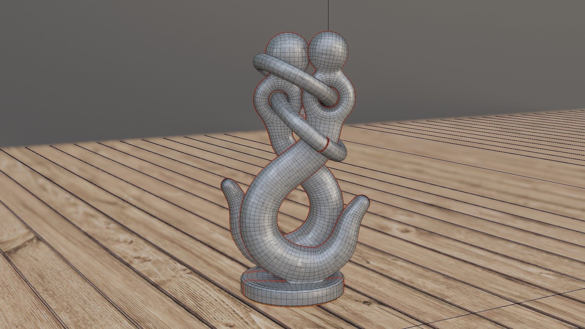 Hooks In Love Low-poly 3D model_23